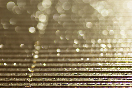 Abstract and Festive Background with Blurred Circles. Defocused Blurred Lights.の写真素材