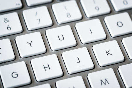 Close up of a computer keyboardの写真素材