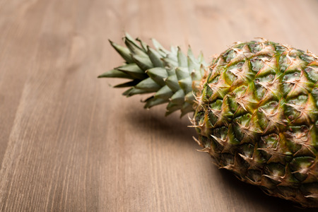 Fresh vitamin on a wood table with copy space on the left sideの写真素材