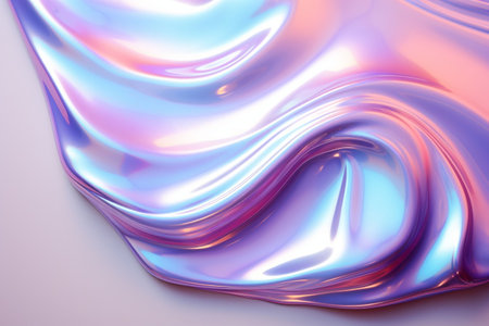 Abstract holographic metallic liquidの素材