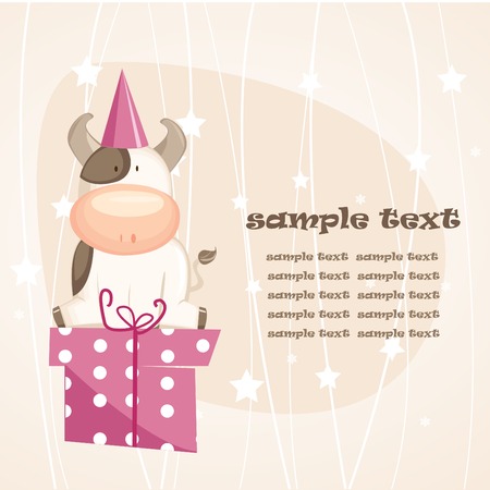 cartoon greeting card のイラスト素材