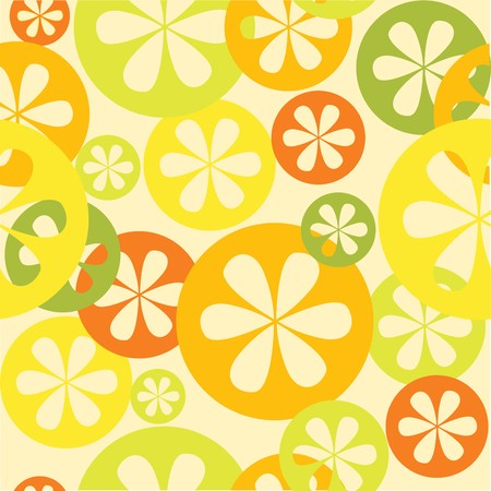 Citrus seamless  pattern illustrationのイラスト素材