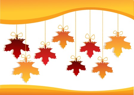 Autumnal discountのイラスト素材