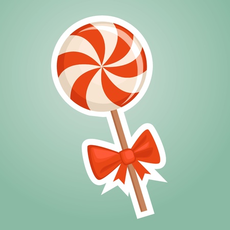Cartoon candy, vector illustrationのイラスト素材