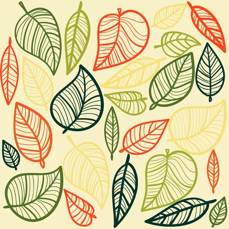 Autumn leaves background.のイラスト素材