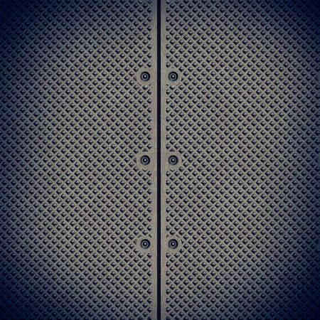 Illustration of old diamond plate metal