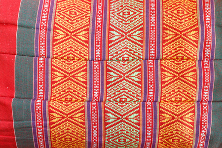 Thai texture pattern red and brown 