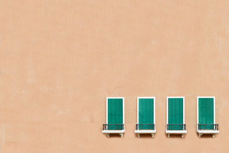 Decorate on wall color background ,and free space for texの写真素材