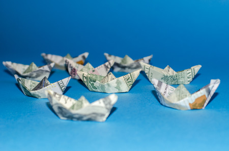 More boat dollar banknoteの写真素材