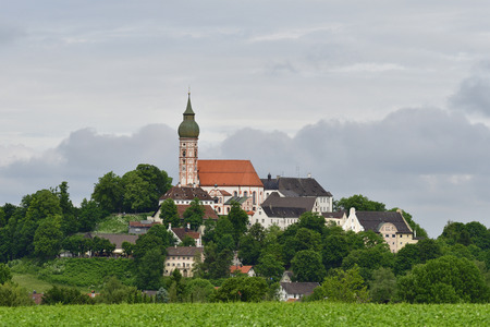 Andechs Abbey in bavaria near Ammersee.の写真素材