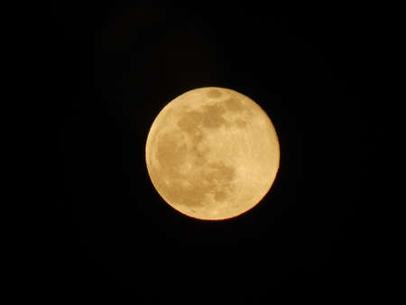 full moon in the night sky