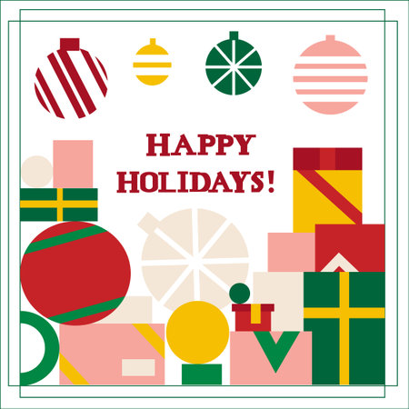 New Year's card 2023 with rabbitsのイラスト素材