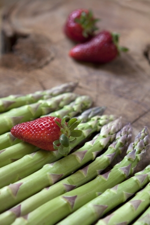 green asparagusの写真素材