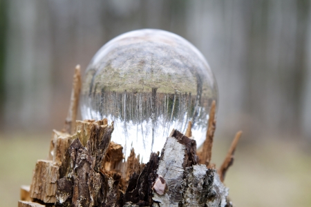 glass ballの写真素材