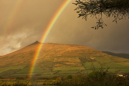 Irish rainbow in West Ireland