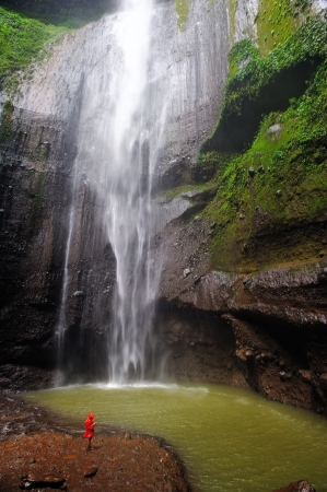 Madakaripura Waterfall, Indonesiaの写真素材