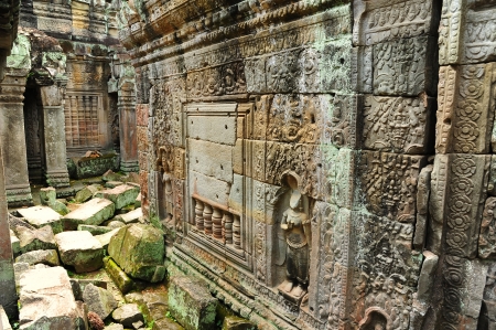 Temple of Angkor Thom, Cambodia の写真素材