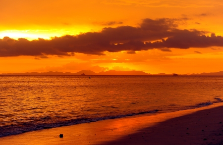 Sunset Beachの写真素材