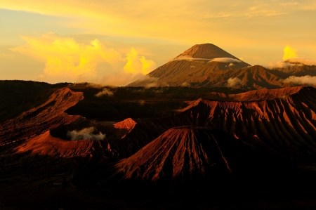 Volcano Landscapeの写真素材