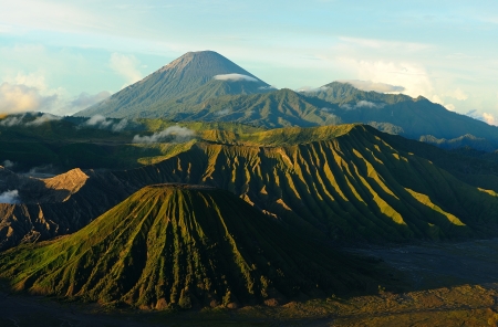 Volcano Landscapeの写真素材