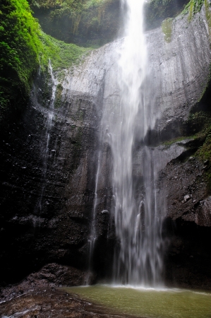 Madakaripura Waterfall, Indonesiaの写真素材