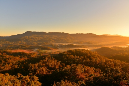 Mountain at Sunrise の写真素材
