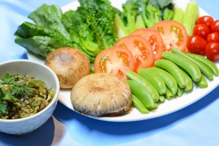 Salad Mushroomsの写真素材