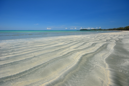 Sand Pattern on Beachの写真素材