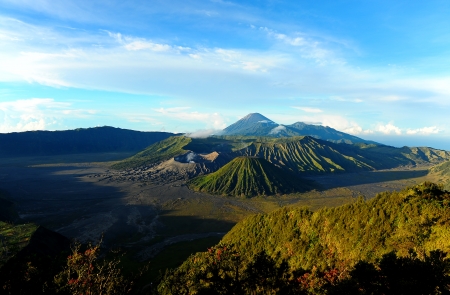 The Peak of Mount Bromo Volcano, Indonesiaの写真素材