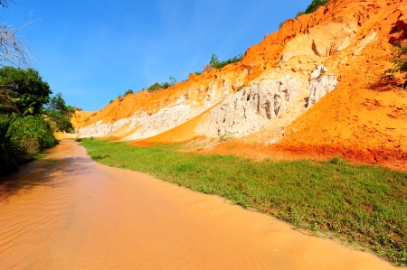 Red Limestone Quarryの写真素材