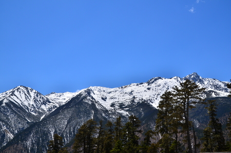 Snow Mountain Peakの写真素材