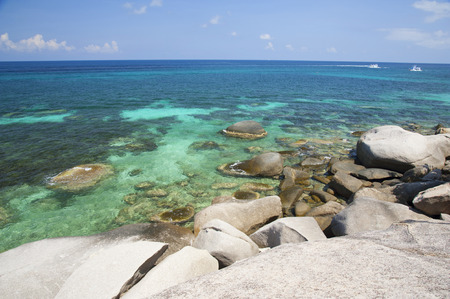 Tropical Island at Summer Seasonの写真素材