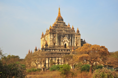 Old Pagoda in Bagan, Myanmarの写真素材