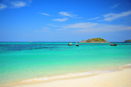 Paradise Beach on Tropical Beachの写真素材