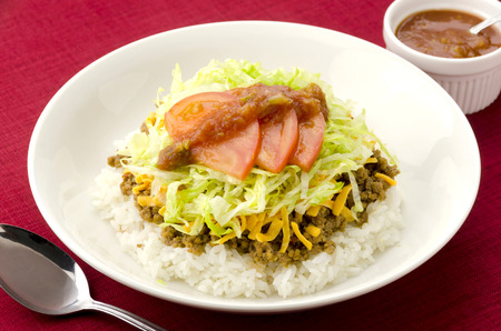taco riceの写真素材