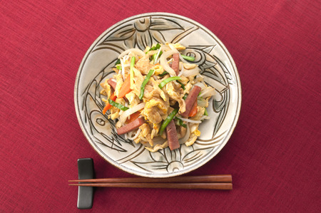 Fu chanpuru, okinawan cuisineの写真素材