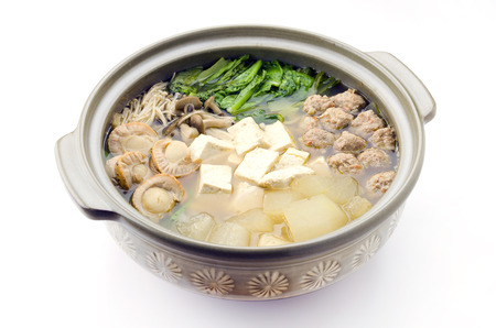 NABE, Japanese cooking pot, Japanese food,の写真素材