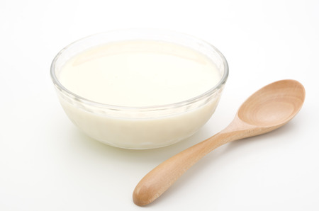 Soy milk puddingの写真素材