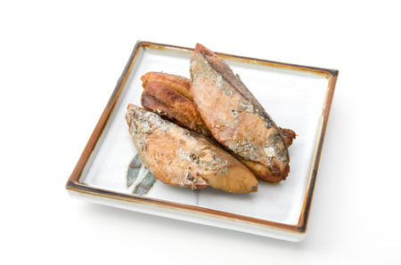 boiled and half-dried bonitoの写真素材
