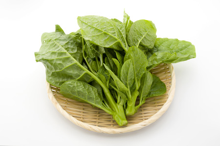 Japanese malabar spinach also known as Tsurumurasaki