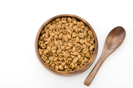 Puffed Wheat Snackの写真素材