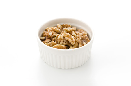 walnut in a cocotteの写真素材