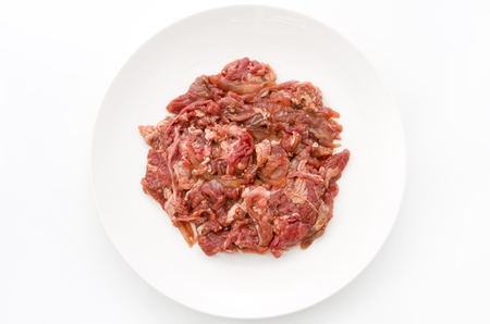 Bulgogi, barbequed beefの写真素材