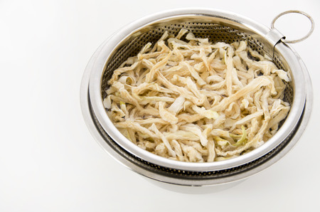 dried radish strips, kiriboshi daikon, This cut a Japanese radish finely and dried. Japanese foodの写真素材