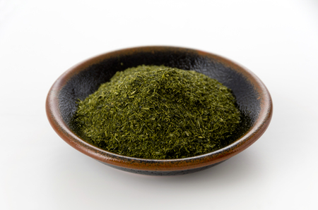 Japanese Green Tea "Konacha" refers to tea dust that was dropped in the process of producing sencha.の写真素材