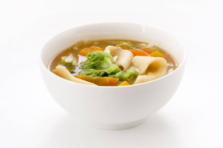 Japanese food, "Hittsumi" Hitsumi is a dish made by stretching a kneaded flour and boiling it with vegetables.の写真素材