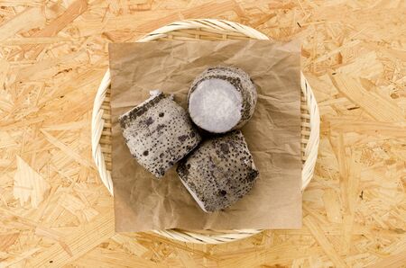 Taimo is a taro grown in shallow water fields (paddy fields). It is also called "Mizuimo". In Okinawa Island, it is called "Called Ta-nmu" (in Kinmucho, "Term" or "Termam").の写真素材