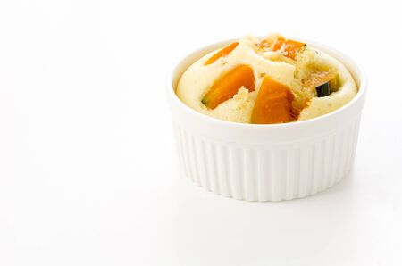 Steamed bread of the pumpkinの写真素材