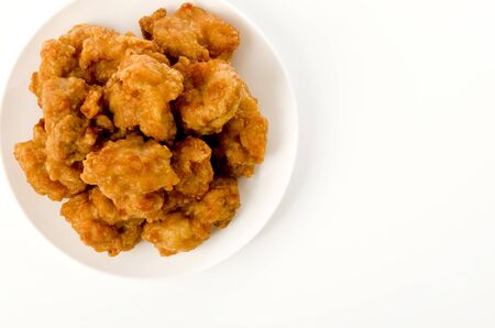 Japanese food, Karaage, Fried chicken japanese styleの写真素材