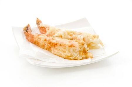 japanese food, Shrimp tempuraの写真素材